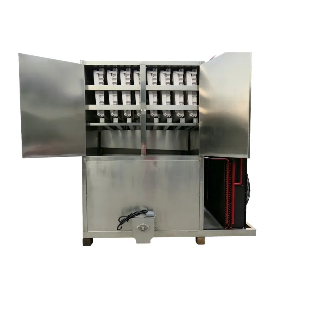 Reliable Temperature Control Setup Industrial Cube Ice Making Machine for Electroplating Workshop and Printing Factory