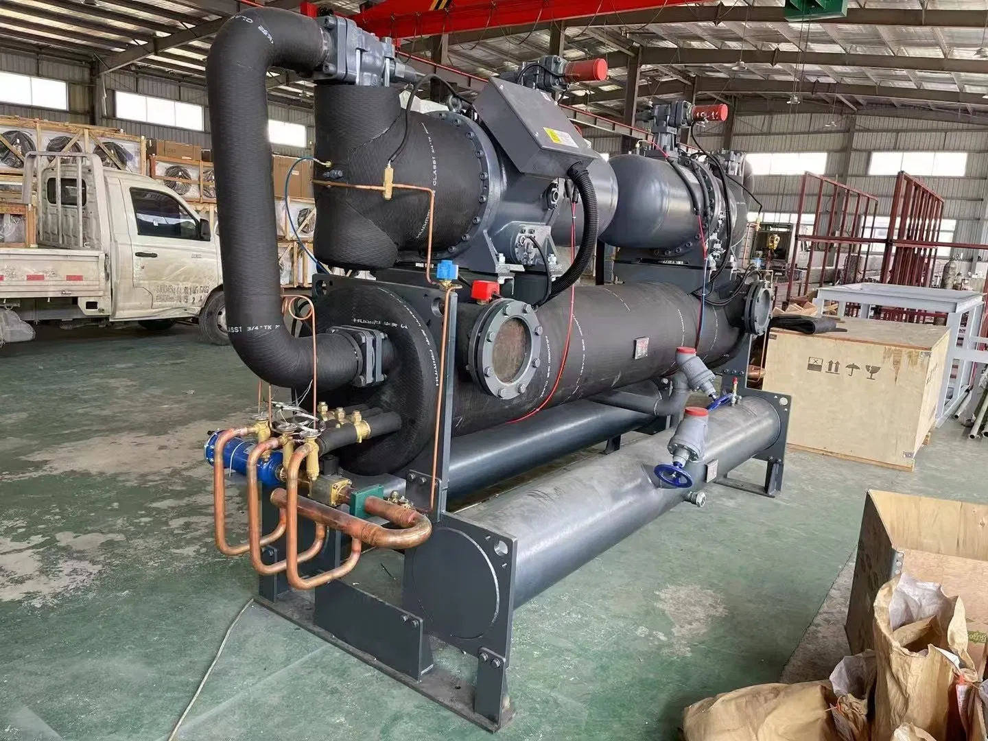 Seafood Poultry 10 Ton Water Chiller Water Chiller System Water Cooling Chiller