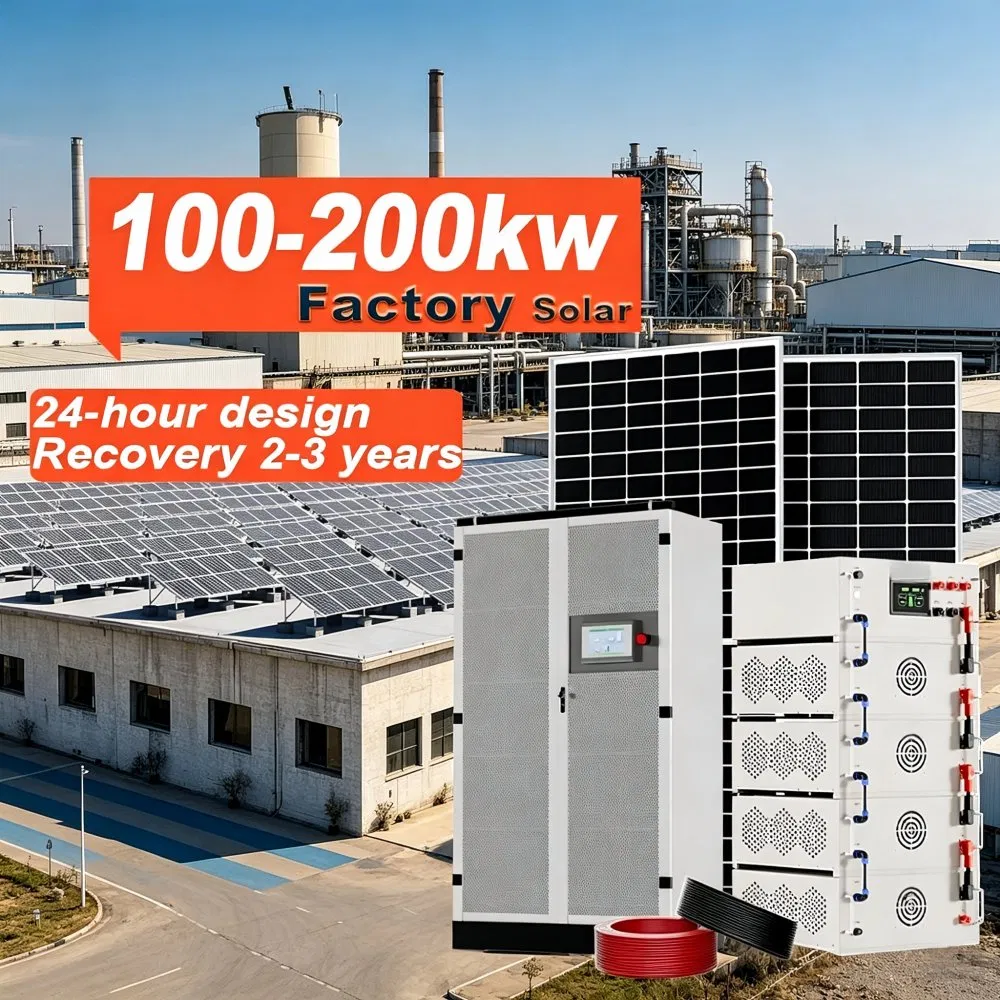 High Efficiency Renewable Energy 100-200kw Industry on-Grid Solar Power System for Industrial Factory